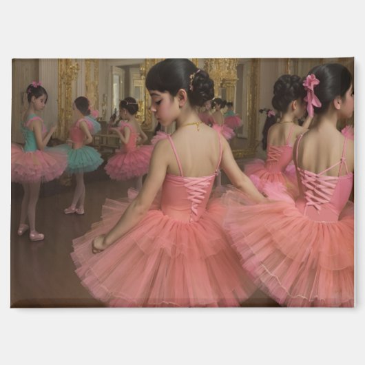 Bailarinas en una gran sala de estilo rocóco magnet (Vorderseite)