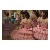 Bailarinas en una gran sala de estilo rocóco poster (Vorderseite)