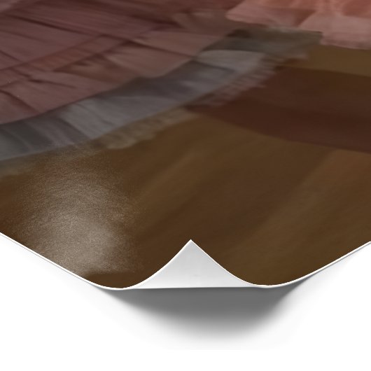 Bailarinas en una gran sala de estilo rocóco poster (Ecke)