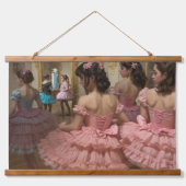 Bailarinas en una gran sala de estilo rocóco wandteppich mit holzrahmen (Vorderseite 2)