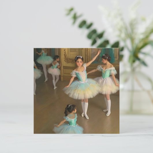 Bailarinas esperando para actuar (Stehend Vorderseite)