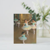 Bailarinas esperando para actuar ankündigungspostkarte (Stehend Vorderseite)