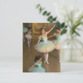 Bailarinas esperando para actuar postkarte (Stehend Vorderseite)