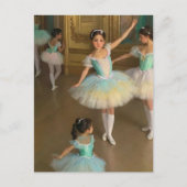 Bailarinas esperando para actuar postkarte (Vorderseite)