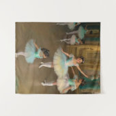 Bailarinas esperando para actuar wandteppich (Vorderseite (Horizontal))