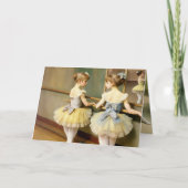 Bailarinas inspiradas por Degas Dankeskarte (Vorderseite)