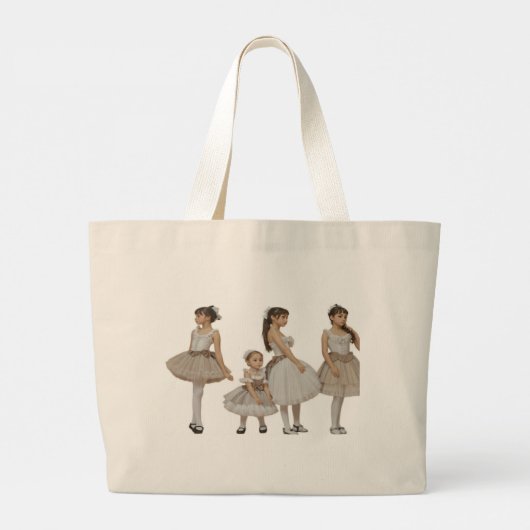 Bailarinas románticas jumbo stoffbeutel (Rückseite)