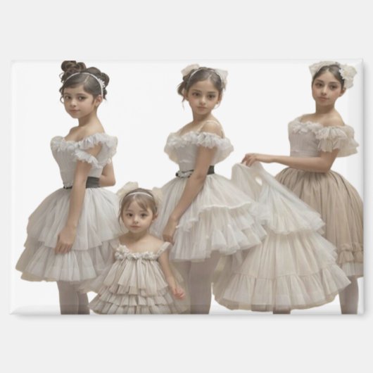 Bailarinas románticas magnet (Vorderseite)