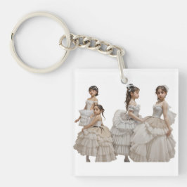 Bailarinas románticas schlüsselanhänger