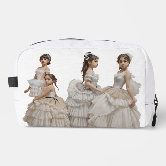 Bailarinas románticas waschbeutel (Vorderseite)