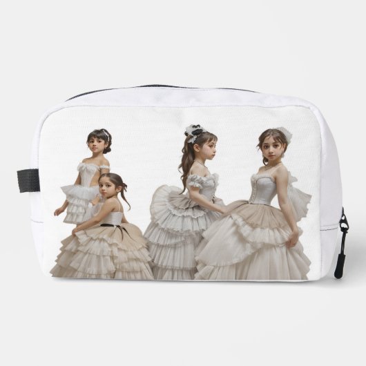 Bailarinas románticas waschbeutel (Vorderseite)