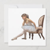 Bailarinas sentadas Tarjeta plana (Rückseite)