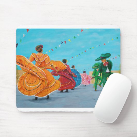 Baile Folklorico Dance Mousepad (Mit Mouse)