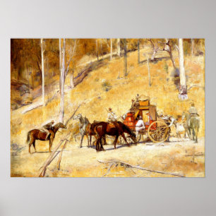 Bailed Up Tom Roberts Australische Kunst 1895  Poster