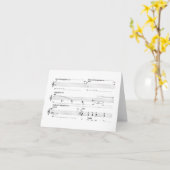 Bailero Blank Notecard Karte (Gelbe Blume)
