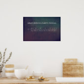 Bailey-Borwein-Plouffe Pi Formel - Math Poster (Küche)