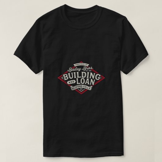 Bailey Brothers Gebäude und Loan Classic George B T-Shirt (Design vorne)