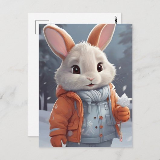 Bailey Bunny Postkarte (Vorne/Hinten)