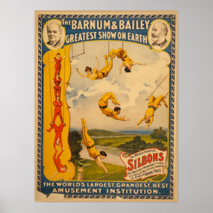 Bailey Circus - Circa 1900 Poster