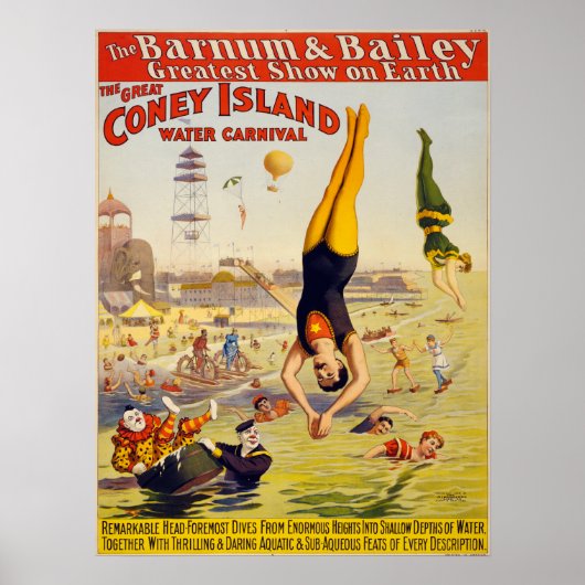 Bailey Circus - Circa 1900 Poster (Vorne)