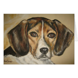 "Bailey die Beagle-" - Karte