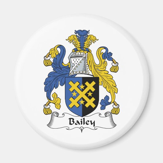 Bailey Familienwappen Magnet (Vorne)