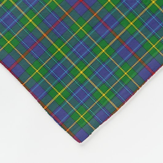 Bailey Family Tartan Kariertes Muster Fleecedecke (Ecke)