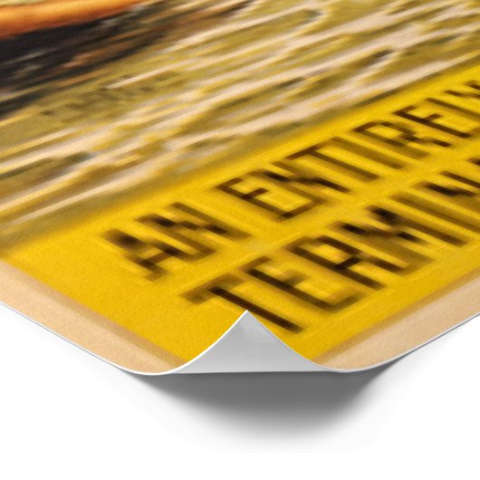 Bailey Grand Water Circus 1895 Poster (Ecke)