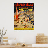 Bailey Grand Water Circus 1895 Poster (Küche)