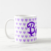 Bailey in Lila Kaffeetasse (Links)