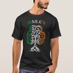BAILEY Irish Name Kleeblatt Ireland Flaggenfamilie T-Shirt
