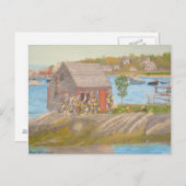 Bailey Island Fisherman's Shed Postkarte (Vorne/Hinten)