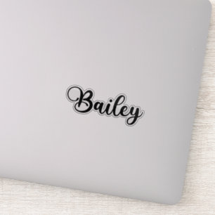 Bailey Name - Handgeschriebene Kalligrafie Aufkleber