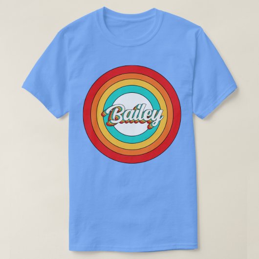 Bailey Name Shirt Vintag Bailey Circle (Design vorne)