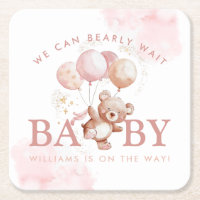 BAILEY Pink Bearly Wait Teddy Bear Baby Dusche