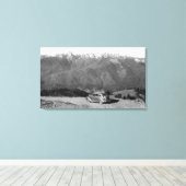 Bailey Range von den Hurrikan Ridge Olympia Leinwanddruck (Insitu (Holzboden))