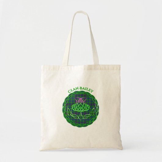 Bailey Scottish Tartan Celtic Thistle Tragetasche (Vorne)