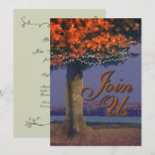 Bailey Wedding Einladung (Vorne/Hinten)