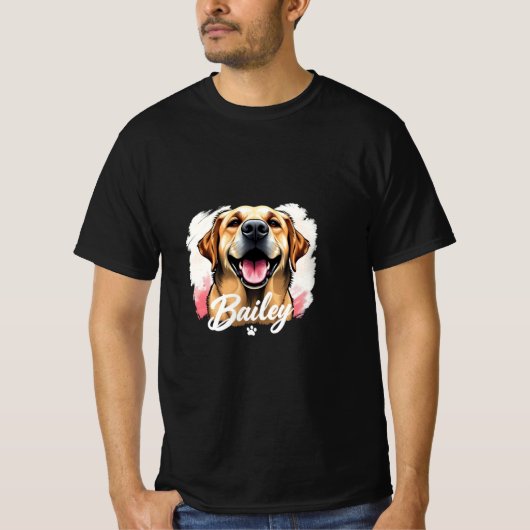 Baileys glücklicher T - Shirt (Vorderseite)
