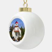 Baileys Harbor Range Light Schmuck Keramik Kugel-Ornament (Rechts)