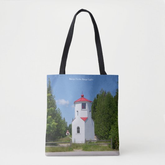 Baileys Harbor Range Lights all over bag Tasche (Vorderseite)