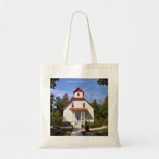 Baileys Harbor Range Lights-Tasche Tragetasche (Vorne)
