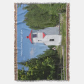 Baileys Harbor Range Lights Webdecke Decke (Vorderseite Vertikal)