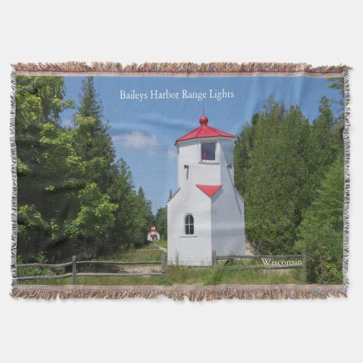 Baileys Harbor Range Lights Webdecke Decke (Vorderseite)