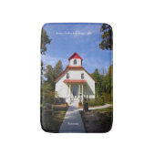 Baileys Harbor Rear Range Light bathmat Badematte (Vorderseite Vertikal)