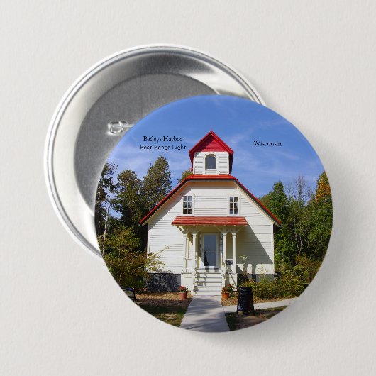 Baileys Harbor Rear Range Light button (Vorne & Hinten)