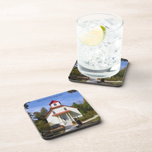 Baileys Harbor Rear Range Light coaster Getränkeuntersetzer (Rechte Seite)