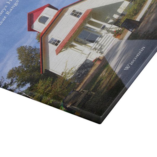 Baileys Harbor Rear Range Light cutting board Schneidebrett (Ecke)