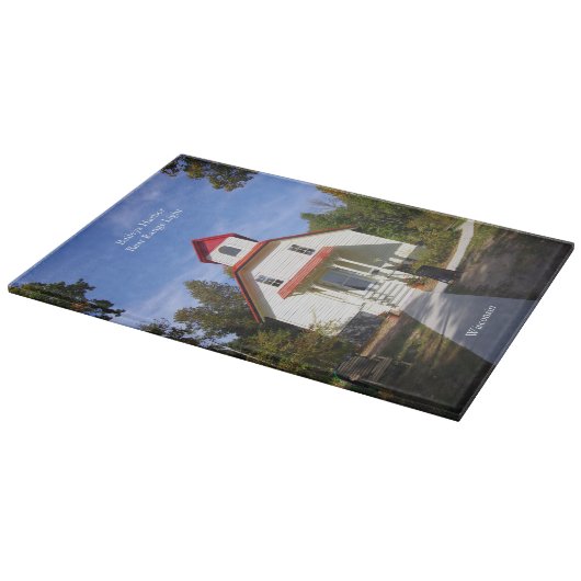 Baileys Harbor Rear Range Light cutting board Schneidebrett (Ecke)