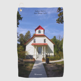 Baileys Harbor Rear Range Light Golfhandtuch